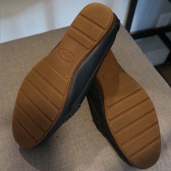 Coach Navy Leather Loafers - Picture 5 of 6